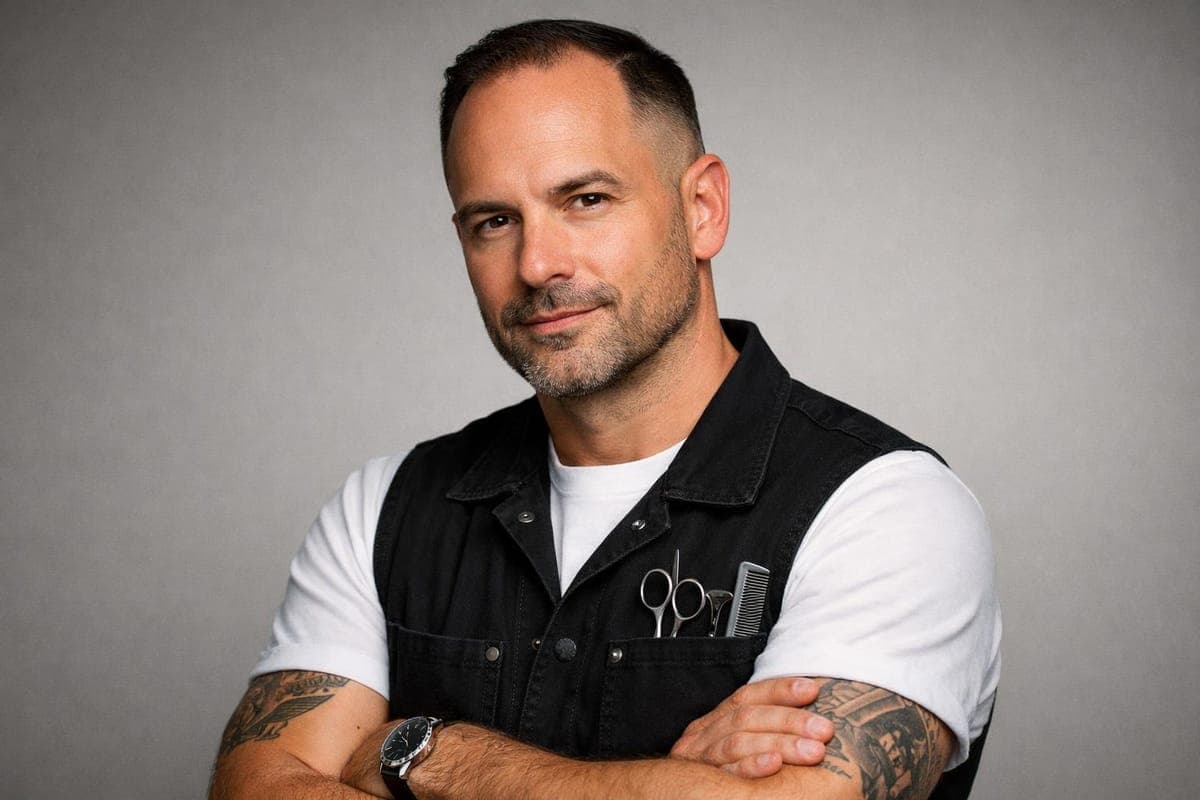 Best haircut for receding hairline male